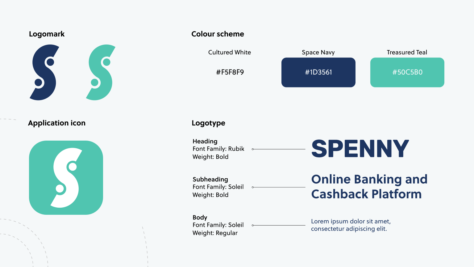 Spenny brand identity